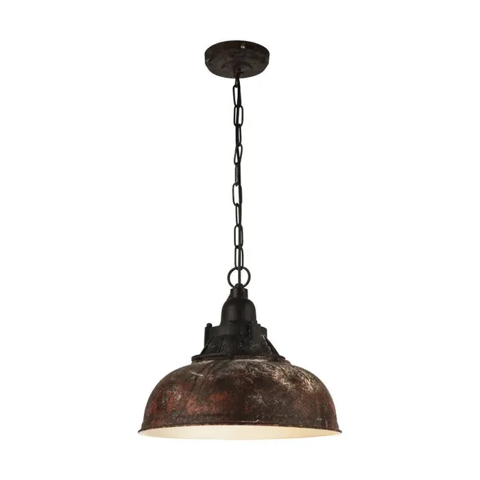 Ab Werk Eglo 49819 GRANTHAM 1 E27 Hängeleuchte Ø370mm Braun Beige