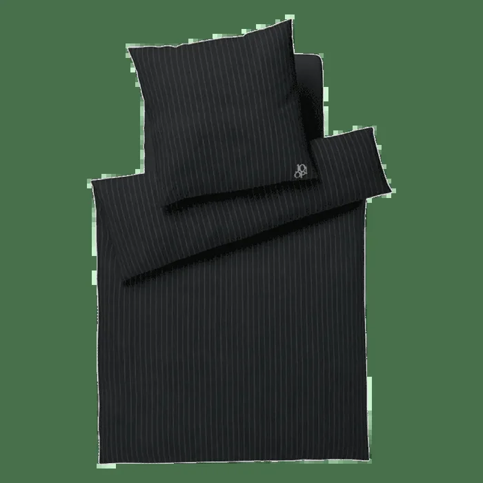 Ab Werk Flanell Bettwäsche Soft Stripes Stone 155x220cm