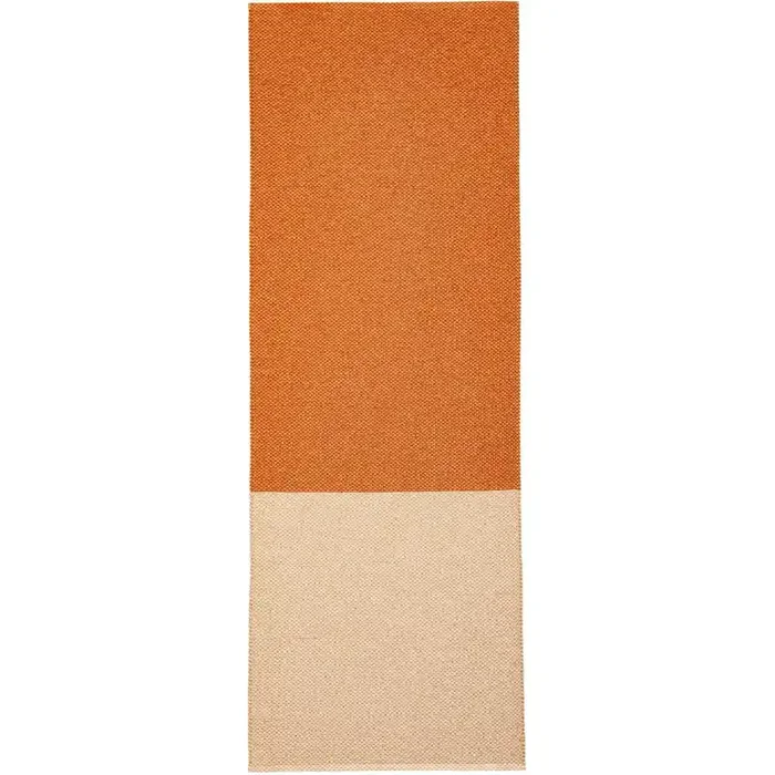 Ab Werk Moor Teppich 70×200 cm, Terracotta / Blassrosa