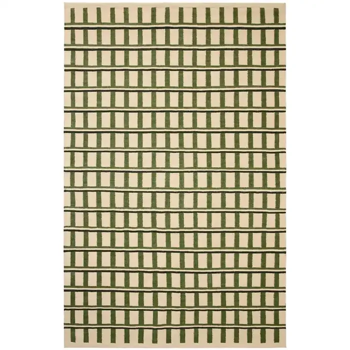 Ab Werk Mysore Teppich 230×320 cm, Altweiß / Grün / Dunkelgrün