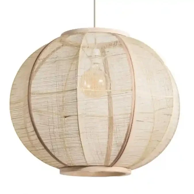 Ab Werk Pendelleuchte 15835 – Ø48 cm Japandi – Beige