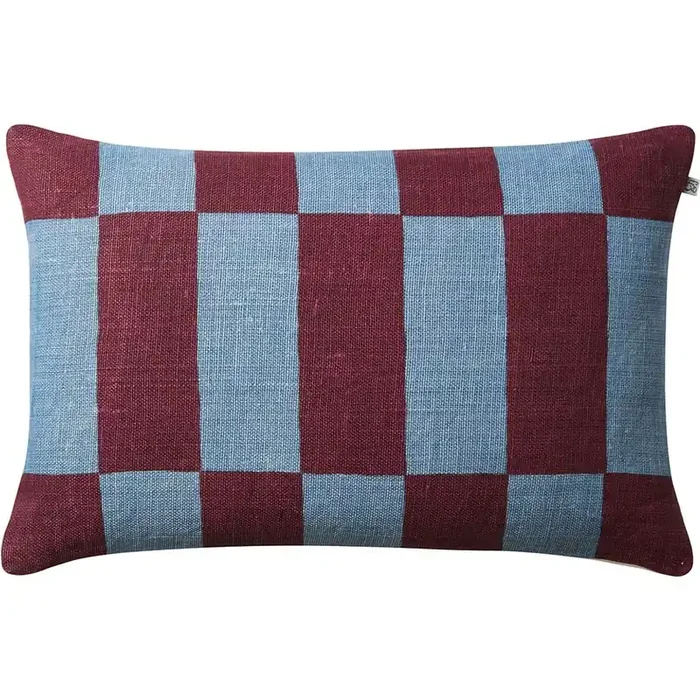 Ab Werk Samar Kissenbezug 40×60 cm, Dusty Blue / Ruby