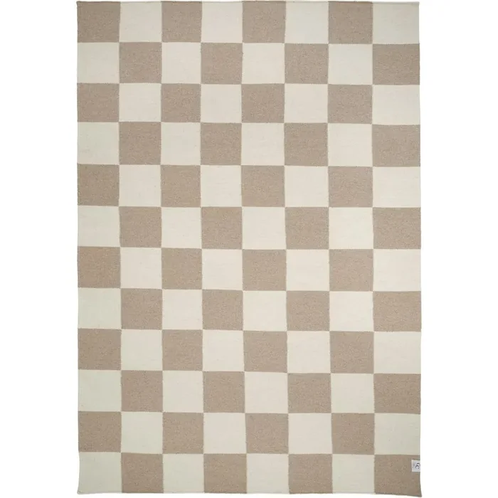 Ab Werk Square Teppich 170×230 cm, Weiß/Natur