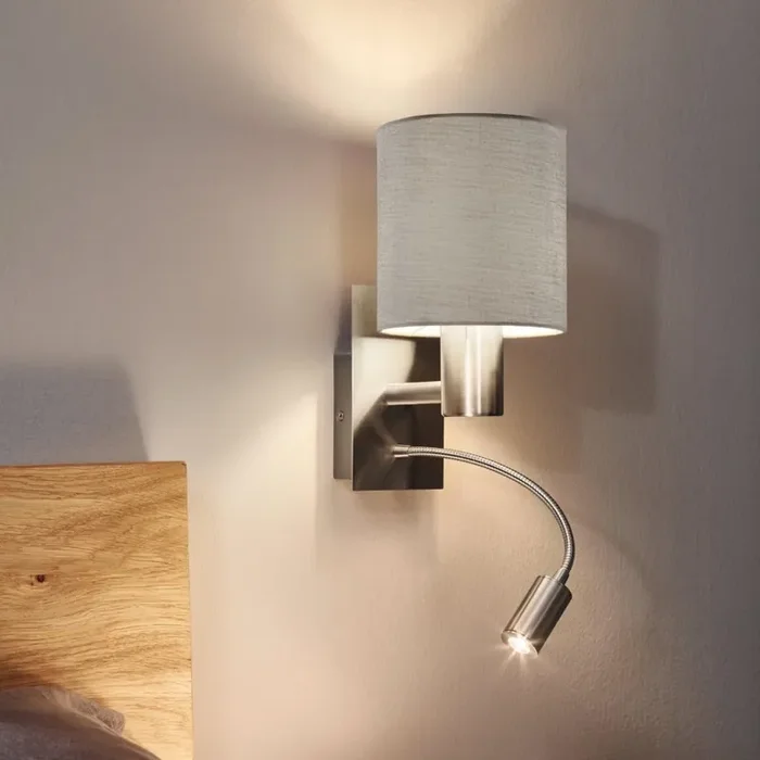 Aktuell Eglo – LED Flexibles Leuchtmittel 1xE27/40W+LED/3,8W Taupe