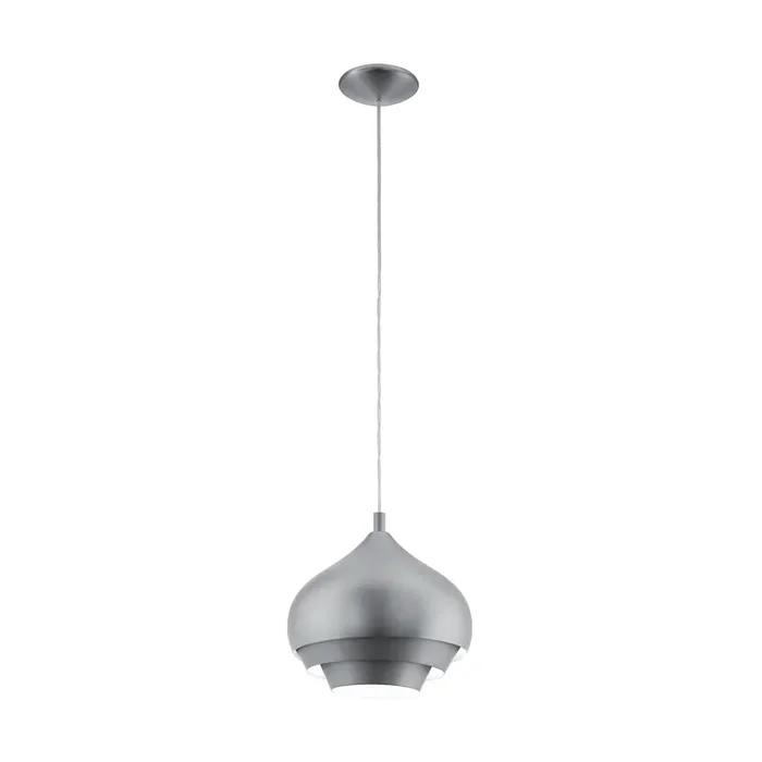 Aktuell EGLO 97243 CAMBORNE Pendelleuchte silber gebürstet E27