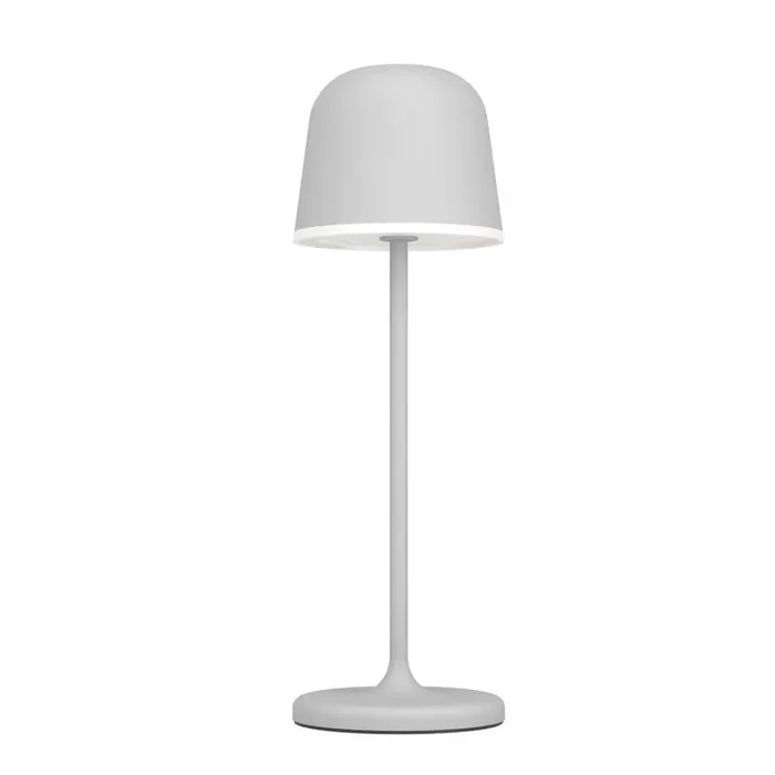 Angebot Eglo 900458 MANNERA LED Außen-Tischleuchte 2,2W Touchdimmer Ø110mm Grau Weiss USB Warmweiss IP54 Dimmbar