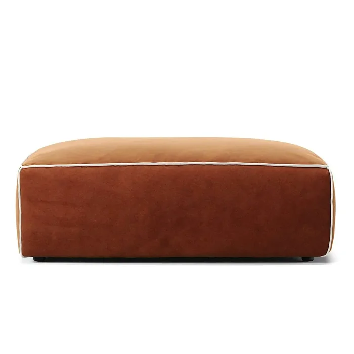 Angebot Grand Hue Fußhocker, Copper Glow / Moon white