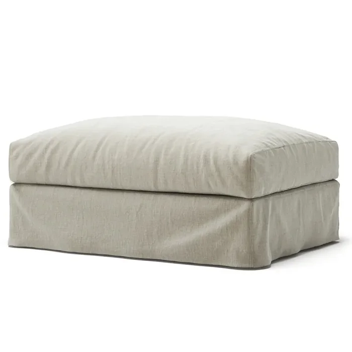 Angebot Le Grand Air Fußhocker Leinen, Natural Blonde