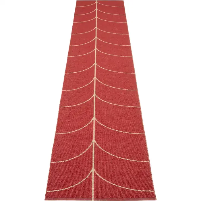Angebot Leif Kunststoffmatte Berry / Beige, 70×360 cm
