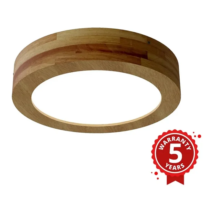 APLED – LED-Deckenleuchte RONDO LED/24W/230V d. 30 cm Holz Top-Preis