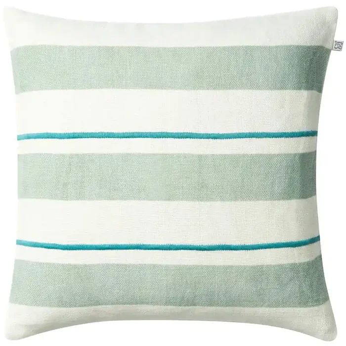 Assam Kissenbezug 50×50 cm, Aqua / Sky Blue Mega-Angebot