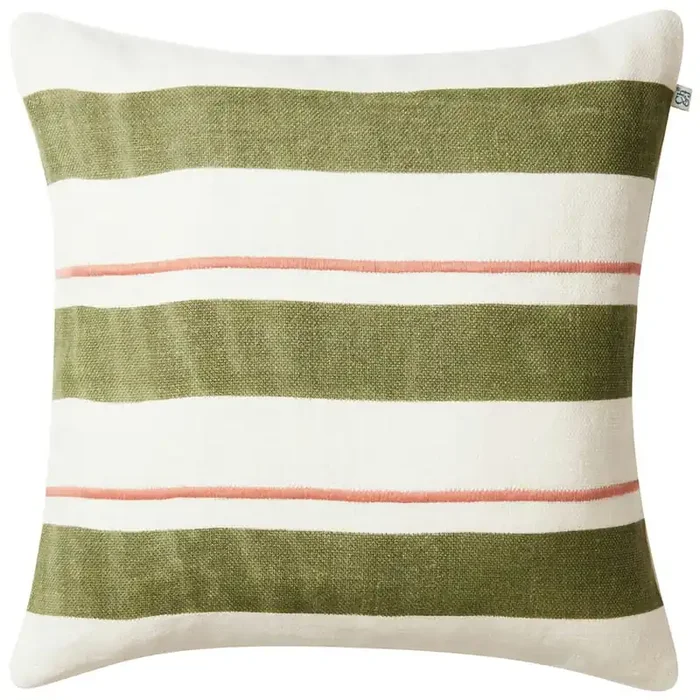 Assam Kissenbezug 50×50 cm, Cactus Green / Rose Heute Kaufen