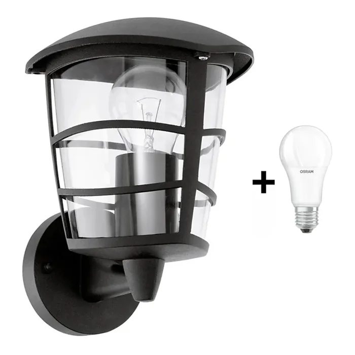 Ausverkauf Eglo – LED-Außenwandleuchte 1xE27/8,5W/230V IP44