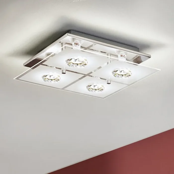 Ausverkauf Eglo 93783 – LED-Deckenleuchte RONCATO 4xGU10/3W/230V