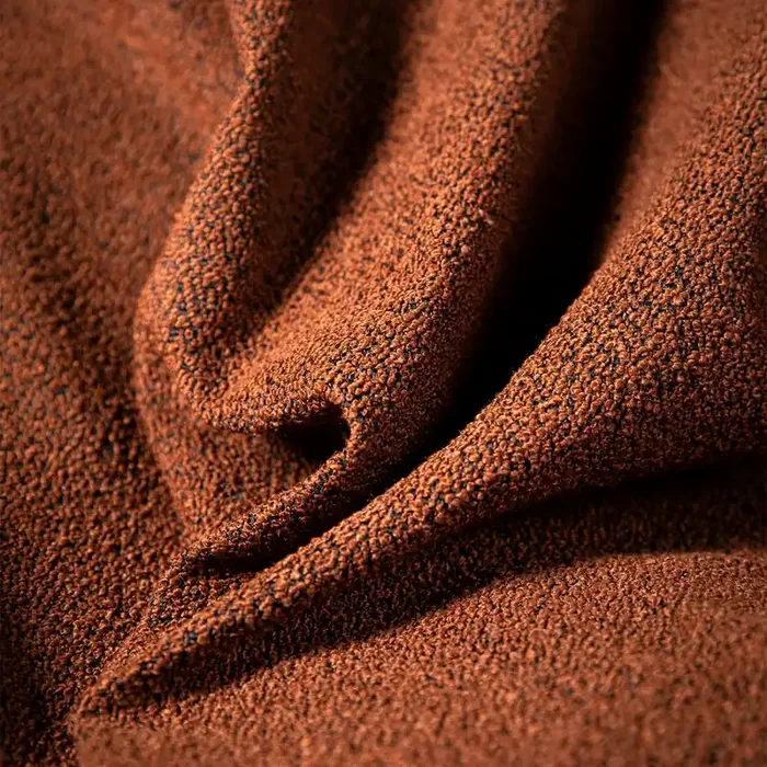 Ausverkauf Fabric Sample Rust bouclé