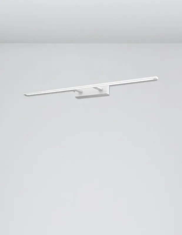 Ausverkauf Nova Luce LIVIA LED Wandleuchte Weiß 30W IP44 Warmweiss 96x14x6cm 9053301