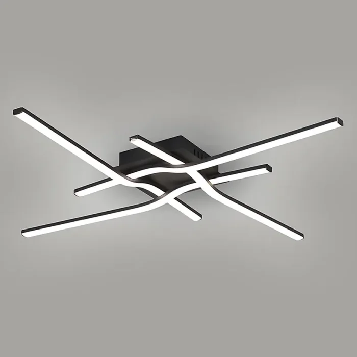 Beliebt Brilagi – LED-Deckenleuchte STRIPES LED/38W/230V 68×68 cm schwarz