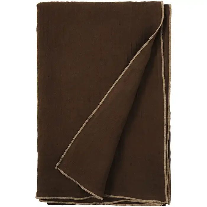 Beliebt Evy Tagesdecke 260×260 cm, Dunkelbraun