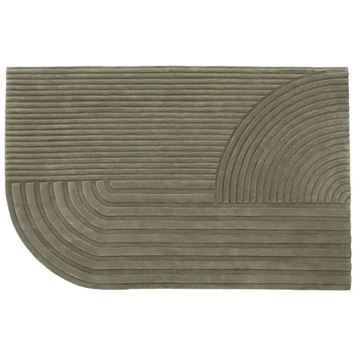 Beliebt Relevo Wollteppich 200×300 cm, Taupe