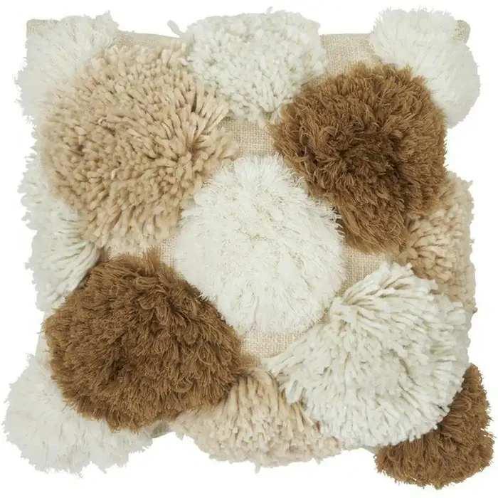 Belize Kissenbezug 50×50 cm, Beige / Altweiß Aktuell