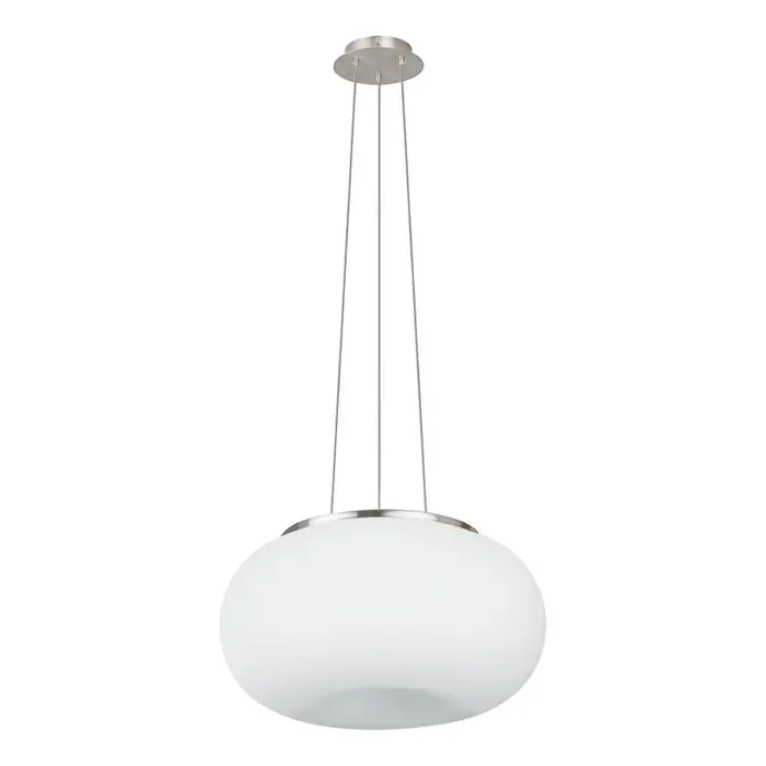 Bestpreis Eglo 86815 OPTICA E27 2-fach Hängeleuchte Ø445mm Weiss