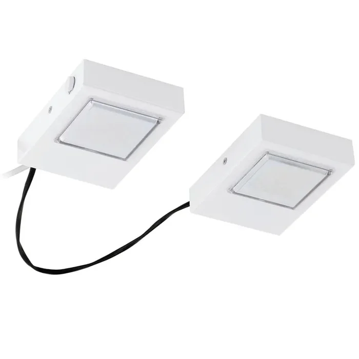 Bestseller Eglo 94517 Lavaio LED Unterbauleuchte 2×3.7W Stahl weiss