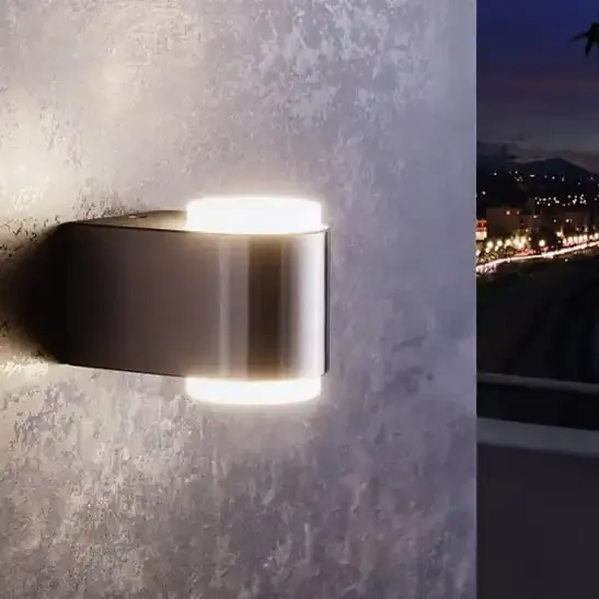 Bestseller Eglo 95079 – Outdoor-Wandleuchte BRIONES 2xLED/3W/230V IP44