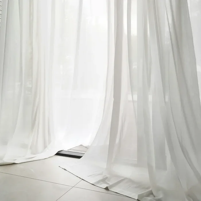 Bestseller Mimmi Vorhang Recycelt Stoff Einzeln Breite, Naturweiß, 140×250 cm