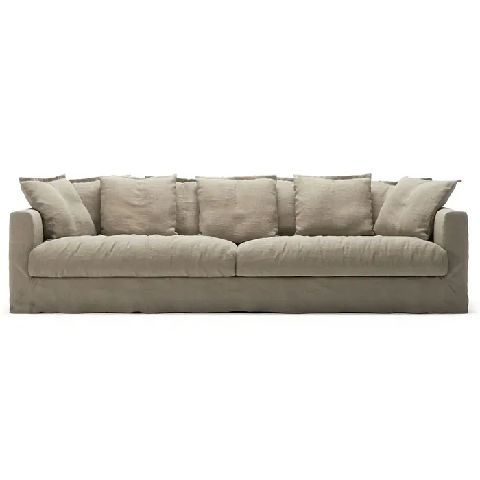Bezug Für Le Grand Air 4-Sitzer-Sofa Leinen, Savage Linen Geprüft