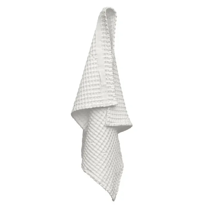 Big Waffle Handtuch, Naturweiß Sale