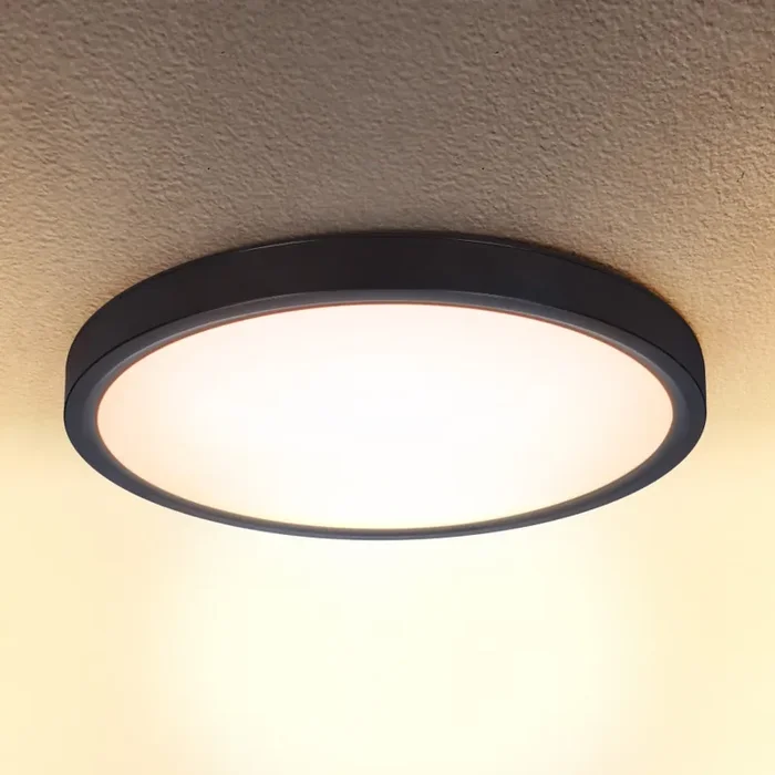 Brilagi – Dimmbare LED-Deckenleuchte ESTELA LED/48W/230V 3000-6500K ø 40 cm schwarz + Fernbedienung Letzte Chance