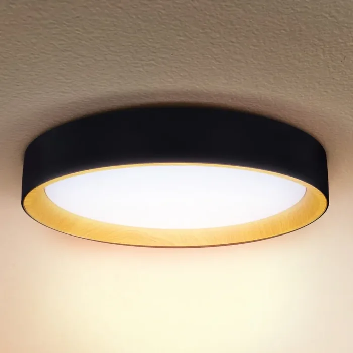 Brilagi – Dimmbare LED-Deckenleuchte LARIOS LED/60W/230V 3000-6500K ø 49 cm schwarz + Fernbedienung Mengenrabatt