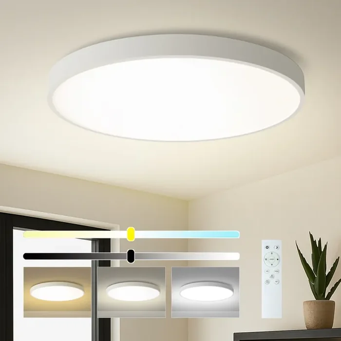 Brilagi – dimmbare LED-Deckenleuchte POOL SMART LED/128W/230V 3000-6000K Ø 100 cm Wi‑Fi Tuya weiß + Fernbedienung Markenprodukt