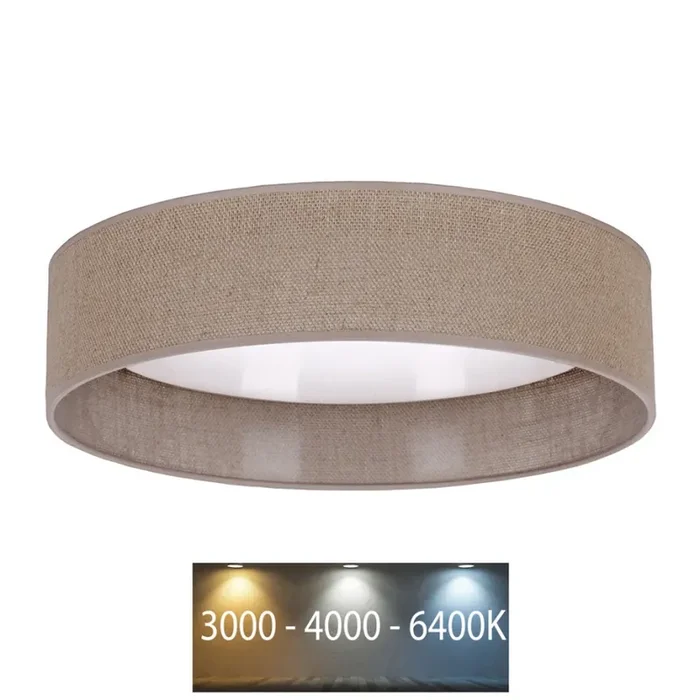 Brilagi – LED-Deckenleuchte VELVET LED/12W/230V d. 30 cm 3000K/4000K/6400K braun Original