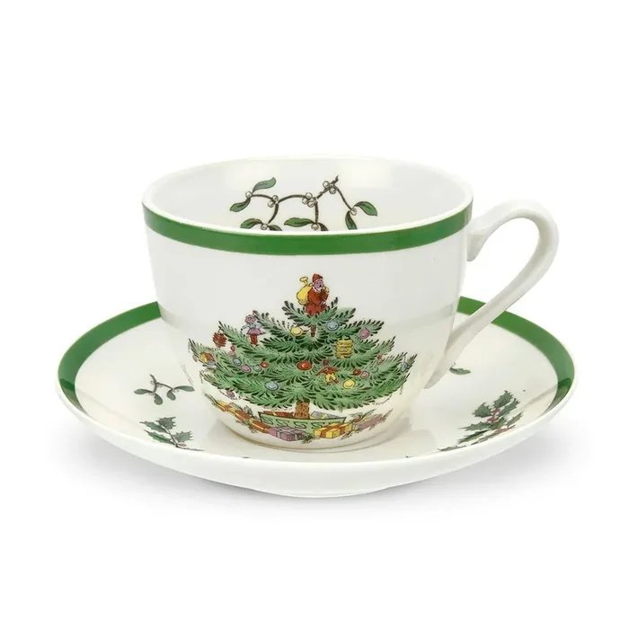Christmas Tree Teetasse Mit Untertasse, 20 cl Aktuell