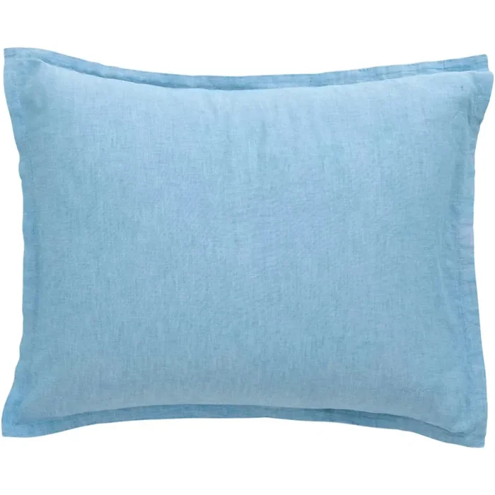 Cotton Linen Kissenbezug 50×60 cm, Silver Lake Blue Beliebt