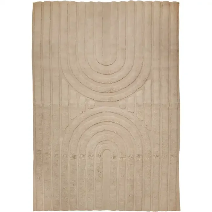 Curve Teppich 170×230 cm, Natural Beige Kostenfreie Lieferung