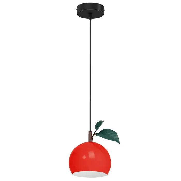 Deckenleuchte Kinderzimmer Apfel Ø 17 cm Metall Rot Limited Edition
