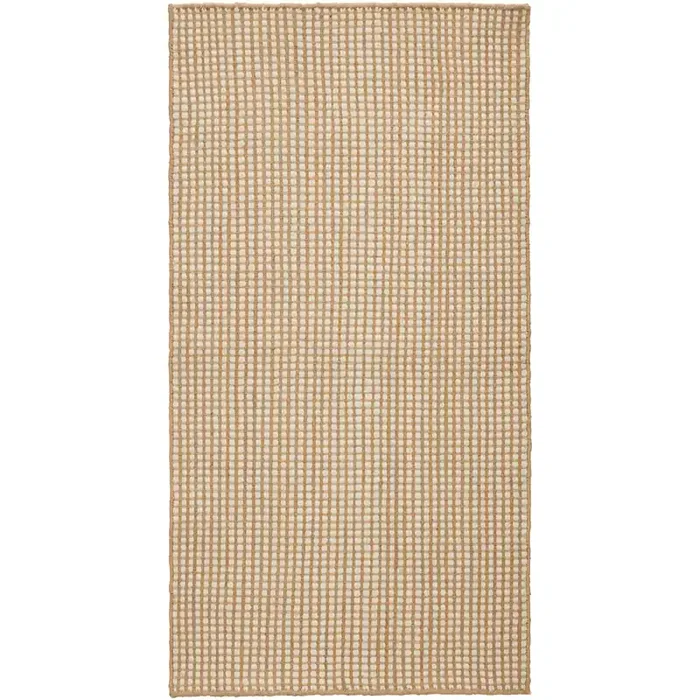 Dotted Wollteppich Natur, 75×150 cm Kostenloser Versand