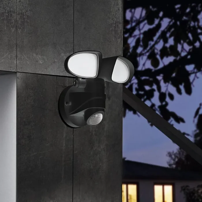 Eglo – LED Außenleuchte mit Sensor 2xLED/7,5W/230V IP44 Billig