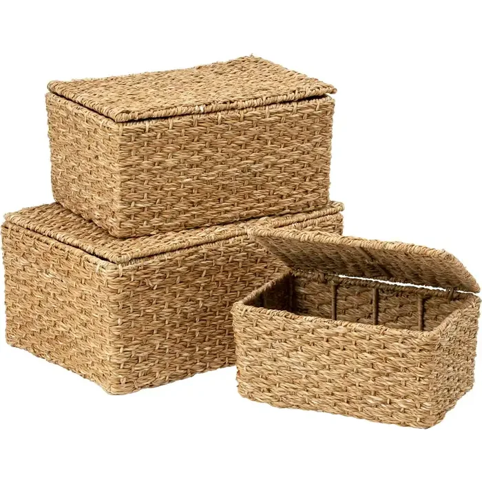 Esther Korb mit Deckel Natur 3-er Set Sofort Bestellen