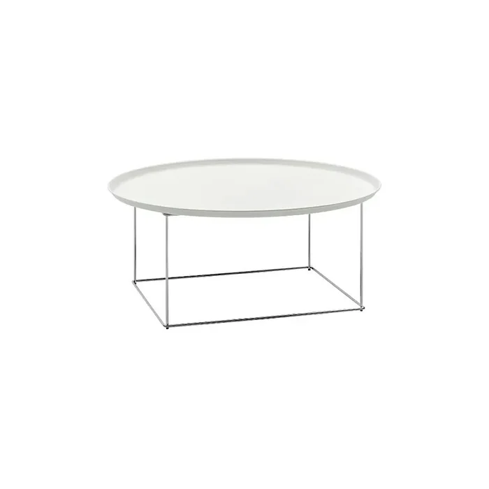Fat-Fat kleiner Tisch Ø92 cm – B&BItalia Mirto Weiß Lackiert Original