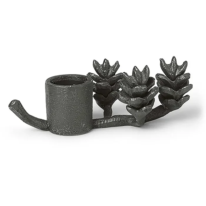 Forest Kerzenhalter 6 cm, Schwarz Messing Schnäppchen