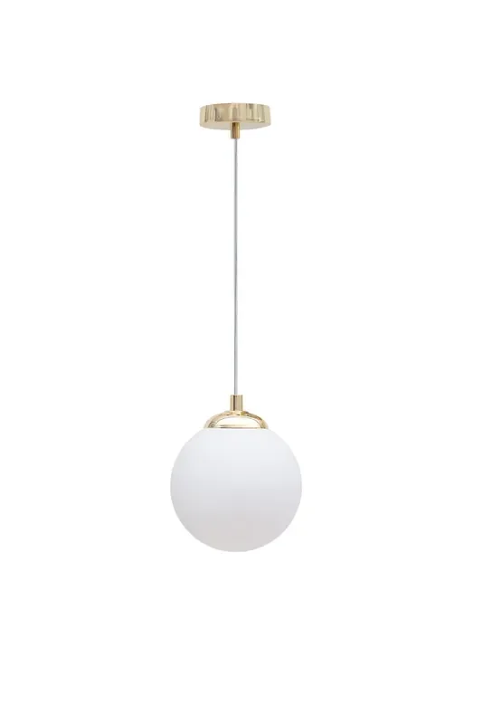 Goldene Deckenleuchte Glas blendarm Ø12 cm E27 Metall Abverkauf