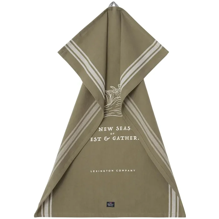 Harvest & Gatherings Org Cotton Geschirrtuch 50×70 cm, Olive Finale Aktion