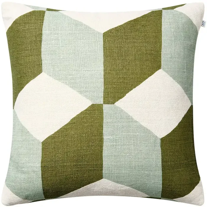 Hawa Kissenbezug 50×50 cm, Aqua / Cactus Green Heißes Angebot