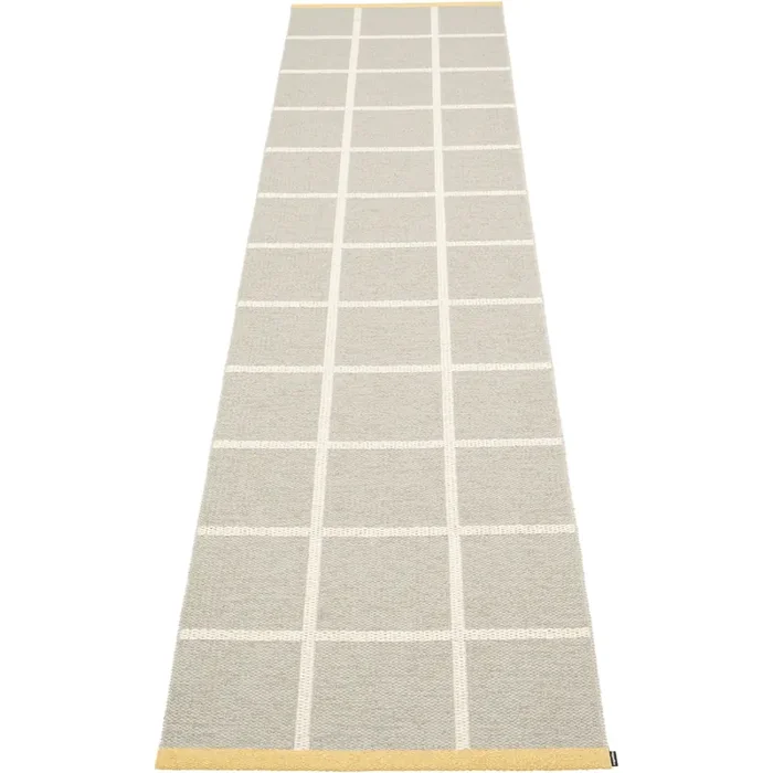 Heißes Angebot Criss Kunststoffmatte Linen / Vanilla / Pale Yellow, 70×300 cm