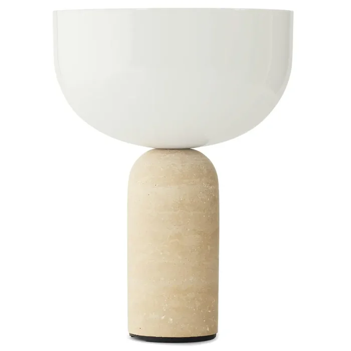 Heißes Angebot Kizu Tragbare Lampe, Limited Edition, Travertin