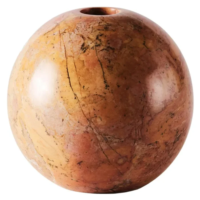 Heißes Angebot Sphere Kerzenhalter Marmor Ø10 cm, Rot