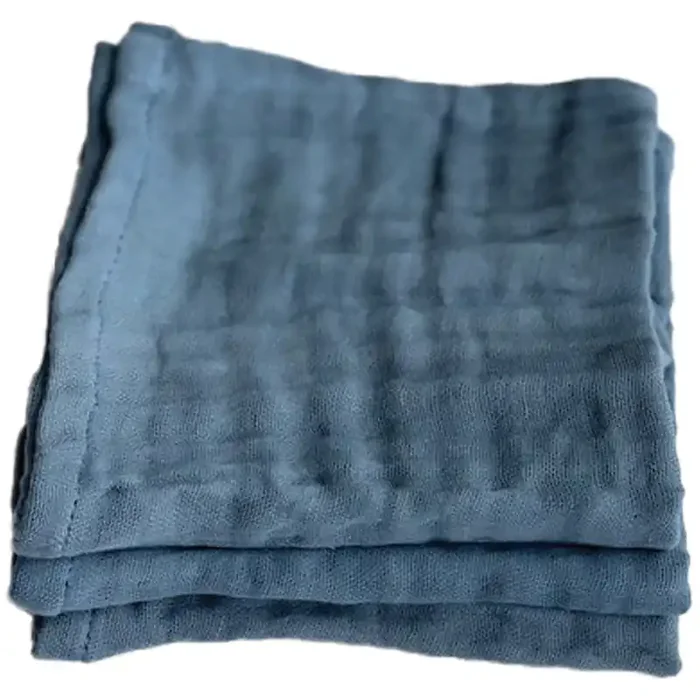 Heute Kaufen Fine Handtücher 30×30 cm 3-er Set, Grey Blue